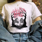 Totoro Studio Ghibli Harajuku Kawaii T Shirt Women Ullzang Miyazaki Hayao Tshirt Funny Cartoon T-shirt Cute Anime Top Tee Female
