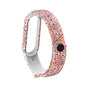 Strap For Xiaomi Mi Band 4 3 5 6 watch band Creative graffiti style Silicone bracelet replacement For XiaoMi band 4 5 Wristband