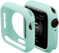 Soft Silicone Case for Apple Watch 7 45mm 6 SE 5 4 3 42MM 38MM Cover Protection Shell for iWatch series 7 6 5 40 44 41mm Bumper