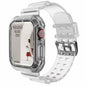 silicone Strap for Apple Watch Band 40mm 44mm 38mm Transparent Correa Sport loop wrist for Iwatch Series 6 se 5 4 3 2 Accesorios