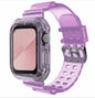 silicone Strap for Apple Watch Band 40mm 44mm 38mm Transparent Correa Sport loop wrist for Iwatch Series 6 se 5 4 3 2 Accesorios
