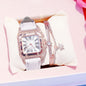 2022 Women Watches Bracelet set Starry Sky Ladies Bracelet Watch Casual Leather Quartz Wristwatch Clock Relogio Feminino